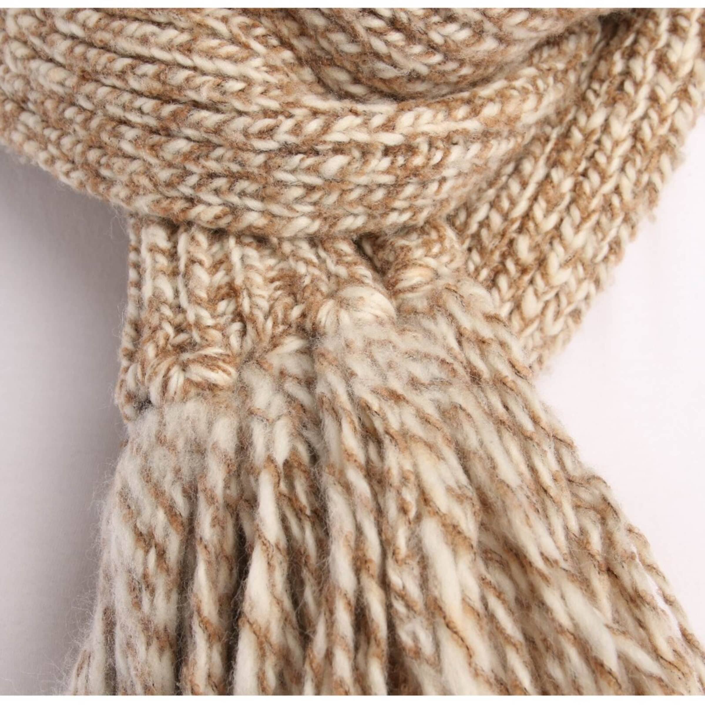 BOSS Scarf & Wrap in One size in Brown