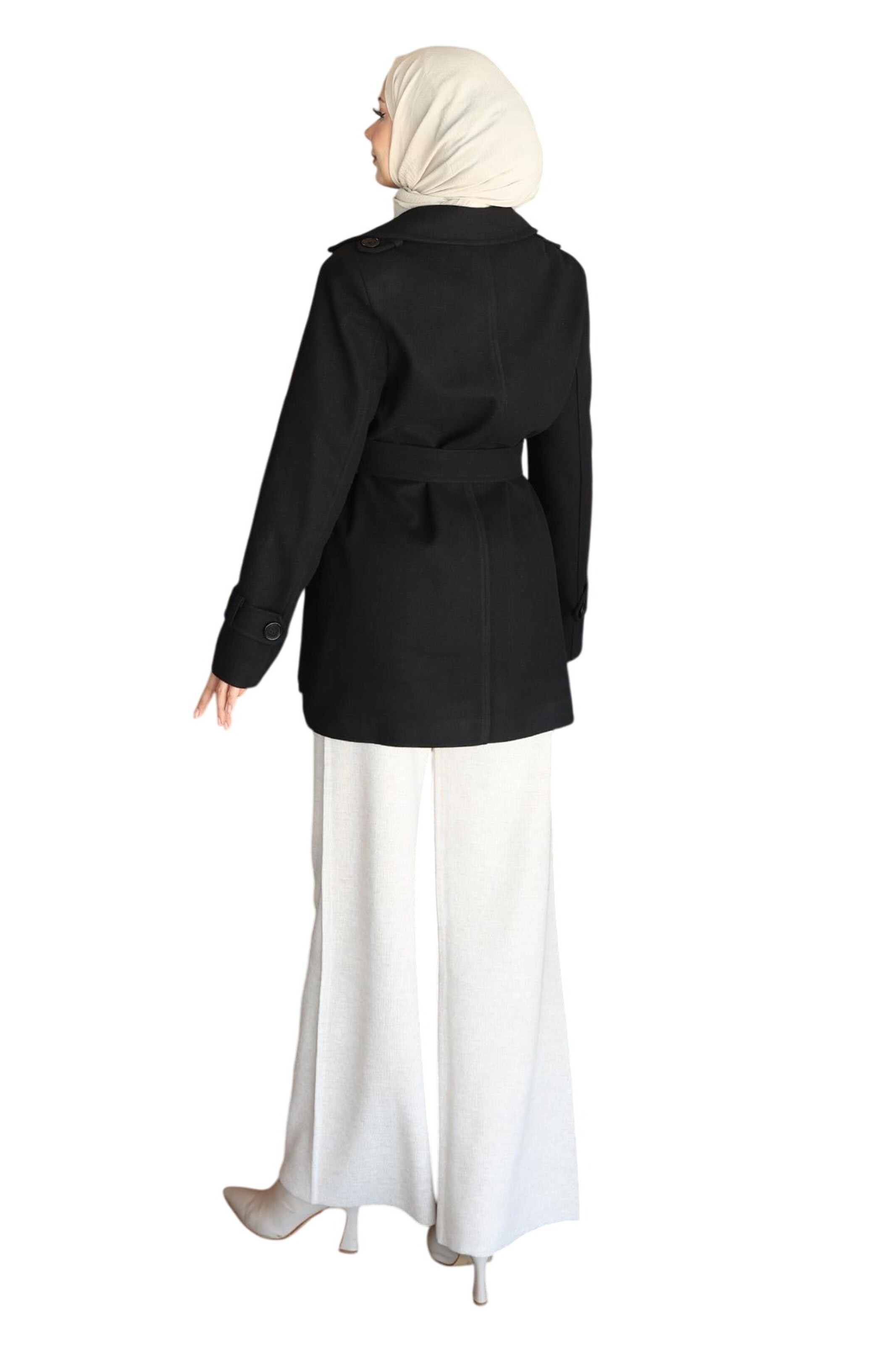 MODAMIHRAM Between-seasons coat in Black