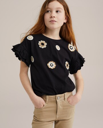 WE Fashion Shirt in Black: front