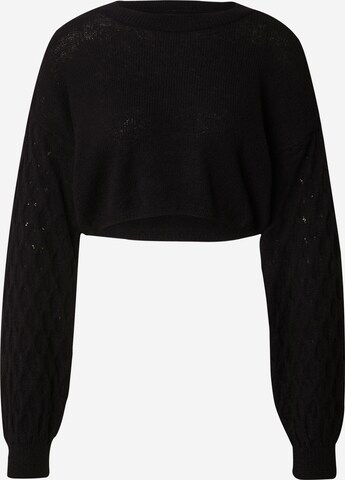 Pull-over 'TIRONA' ONLY en noir : devant