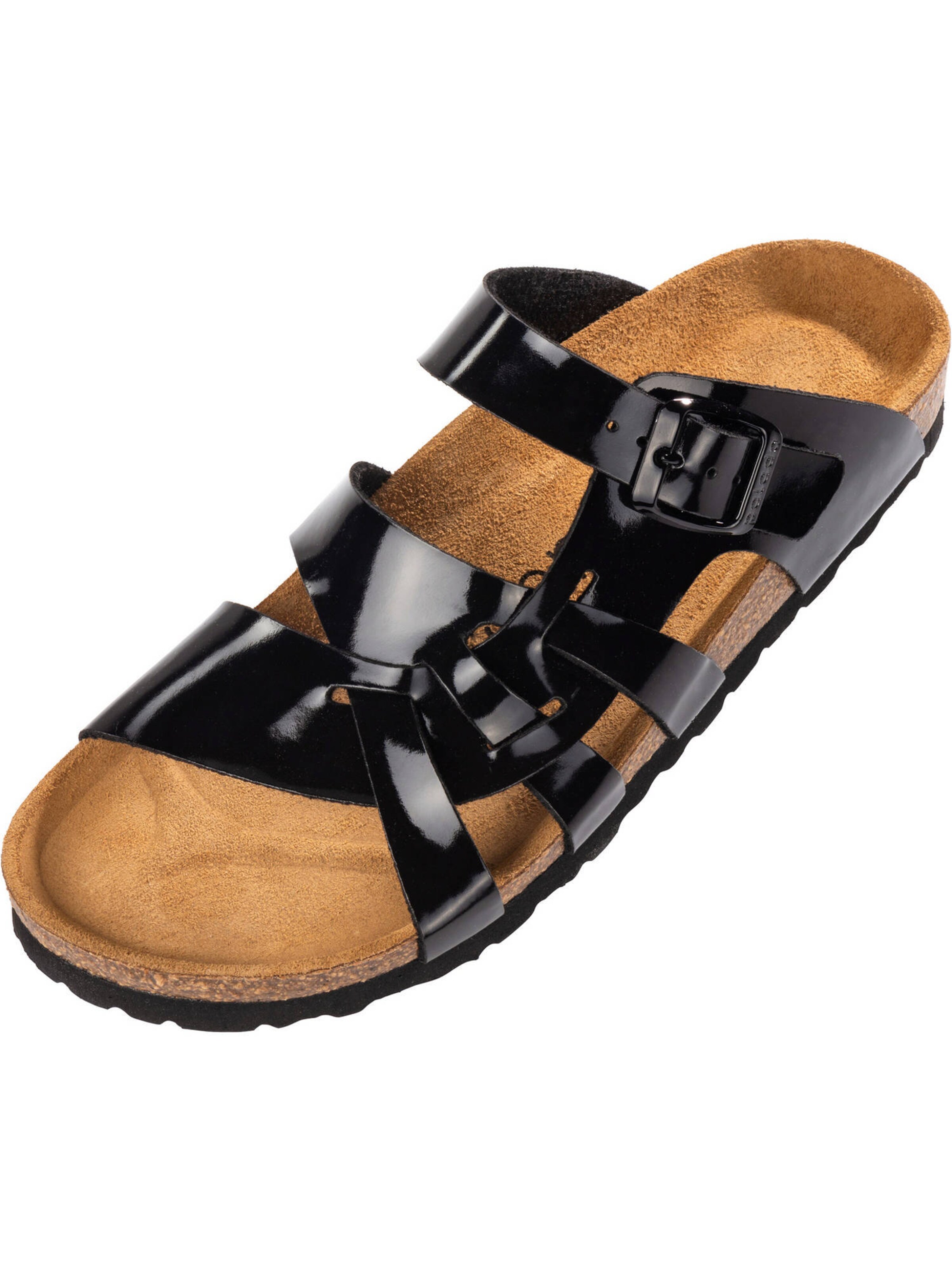 Palado Muiltjes 'Kreta' in Zwart: voorkant