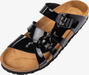 Mule 'Kreta' Palado en noir : devant