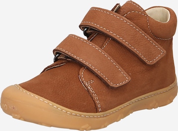 Pepino First-Step Shoes 'Chrisy' in Brown: front