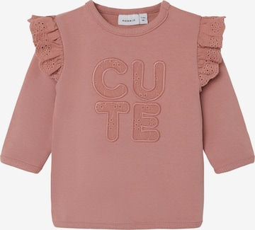 NAME IT Sweatshirt 'Babett' in Roze: voorkant