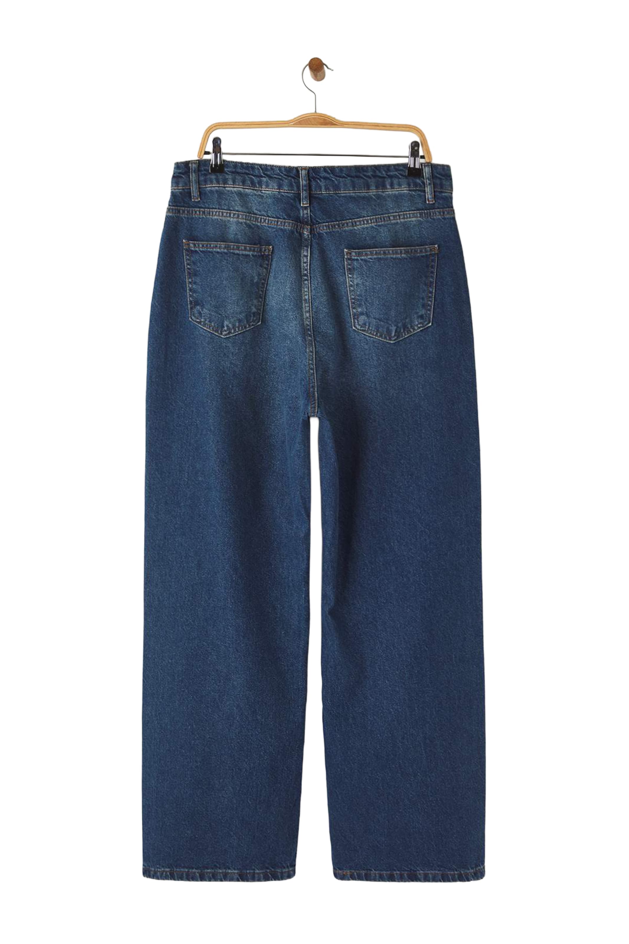 Trendyol Curve Wide Leg Jeans i blå