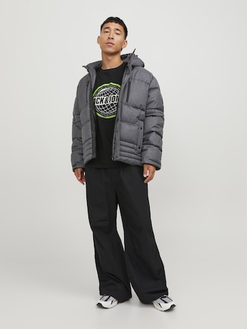 JACK & JONES Winterjas 'Yog' in Zwart