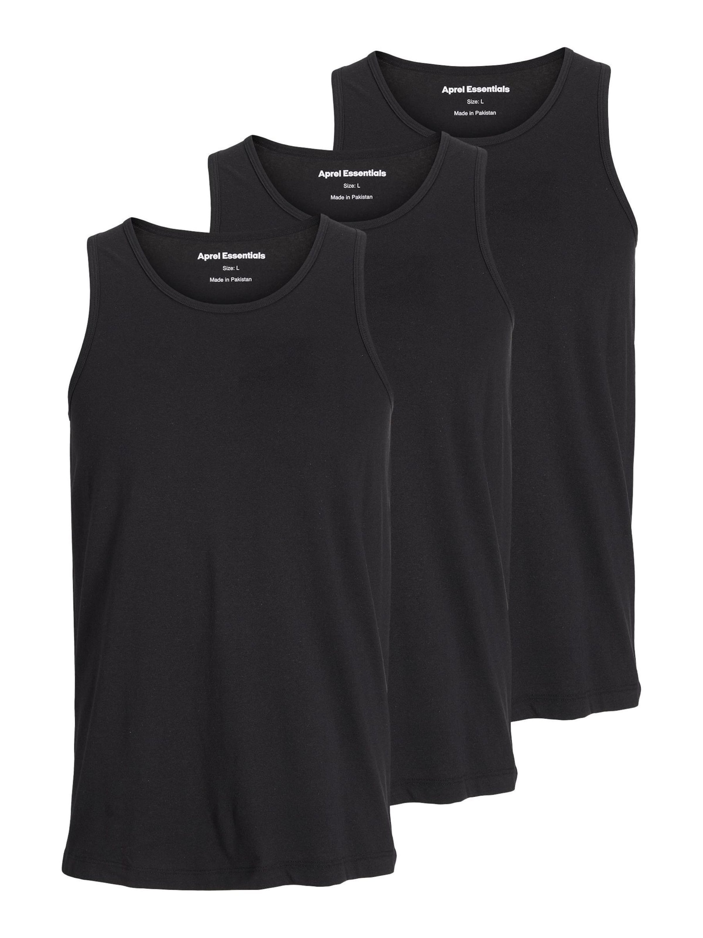 aprel - Camiseta en negro: frente