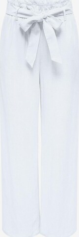 ONLY Wide leg Pants in White: front