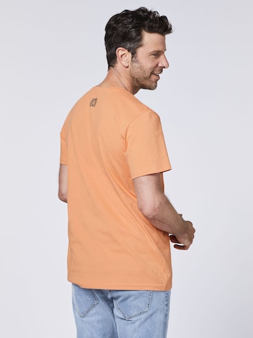 Detto Fatto Shirt ' mit QR-Code-Print ' in Orange