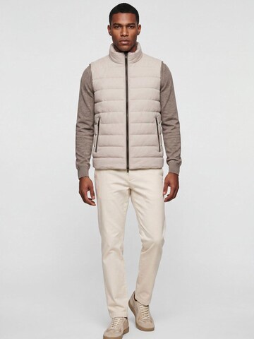 Gilet 'MSDawson' MILESTONE en beige : devant