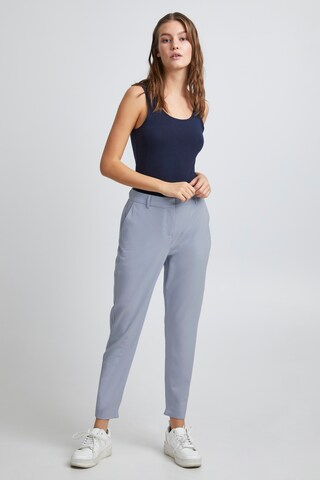 b.young Regular Chino Pants 'Danta' in Blue: front