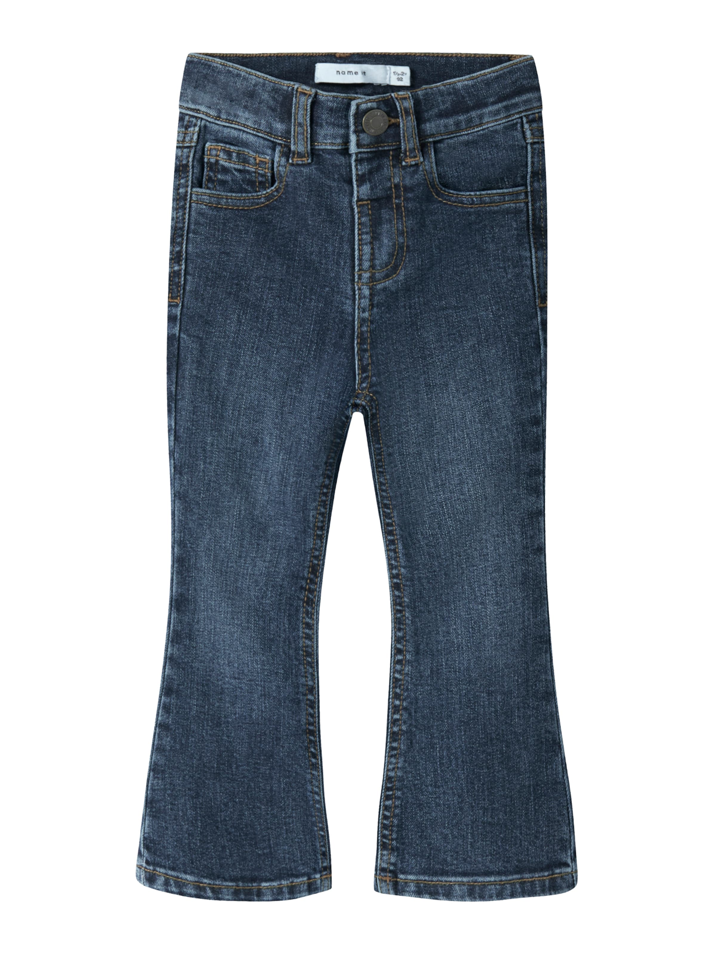NAME IT Bootcut Džíny 'NMFPOLLY' – modrá: přední strana