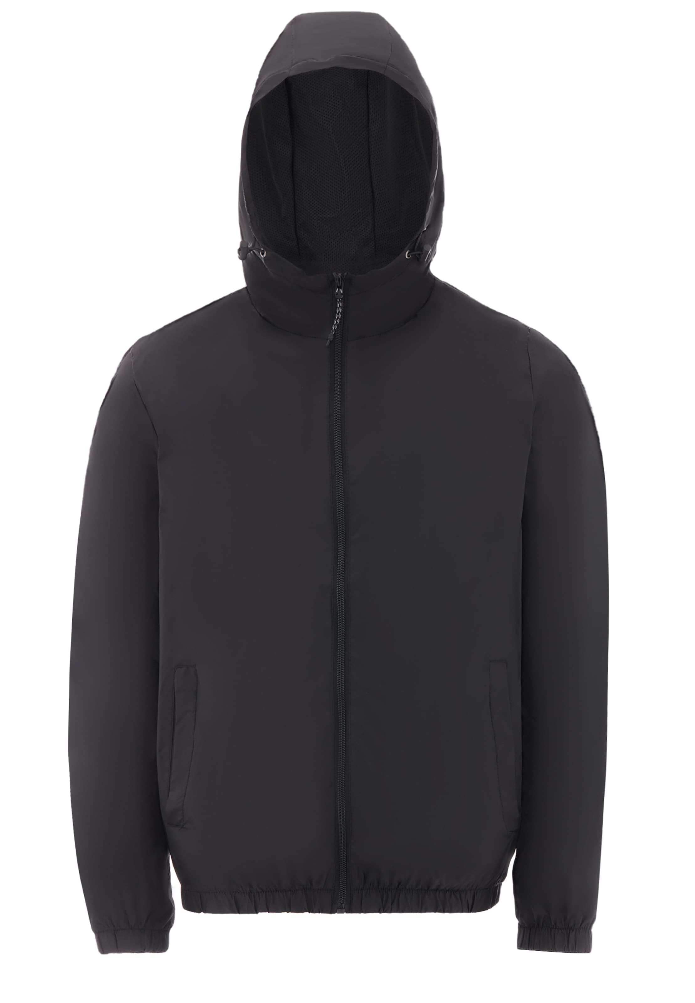 Flyweight Tussenjas in Zwart: voorkant