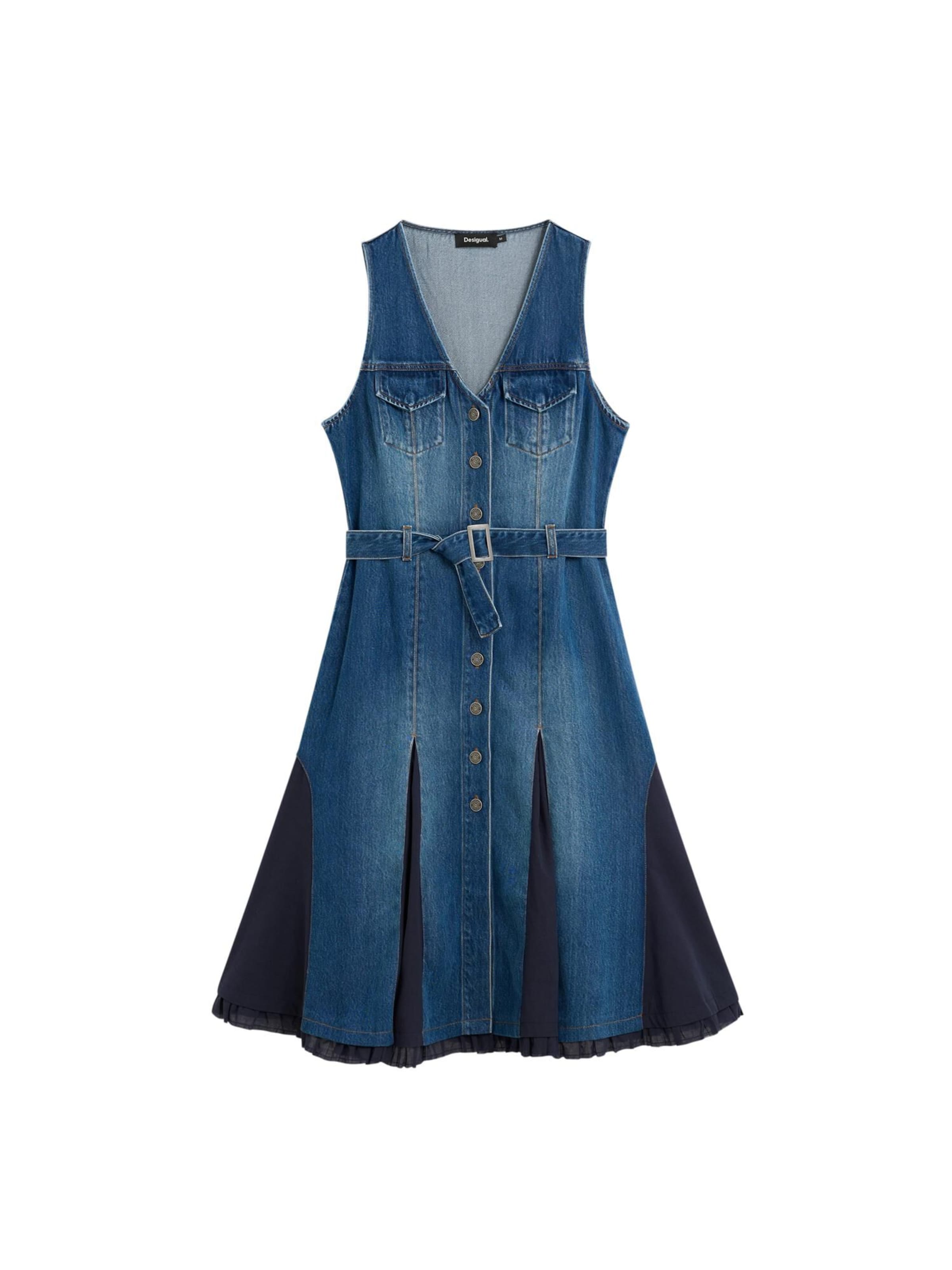 Rochie de la Desigual pe albastru: față