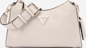 GUESS Olkalaukku 'CRESIDIA II TOP ZIP SHLDR BAG' värissä beige: etupuoli
