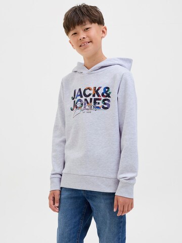 Jack & Jones Junior Sweatshirt in White: front