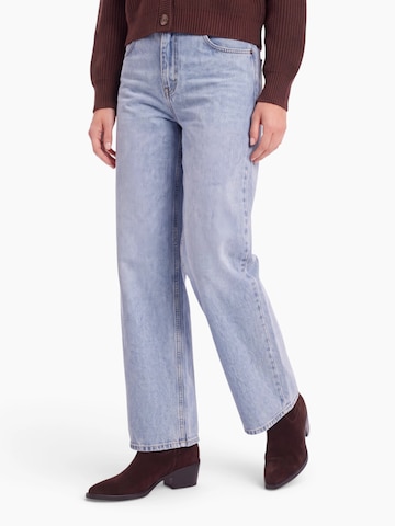 KAVAZI Wide leg Jeans in Blauw: voorkant