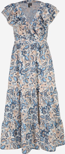 Vero Moda Petite Φόρεμα 'MATILDA' σε κρεμ / γκρεζ / γαλάζιο / σκούρο μπλε, Άποψη προϊόντος