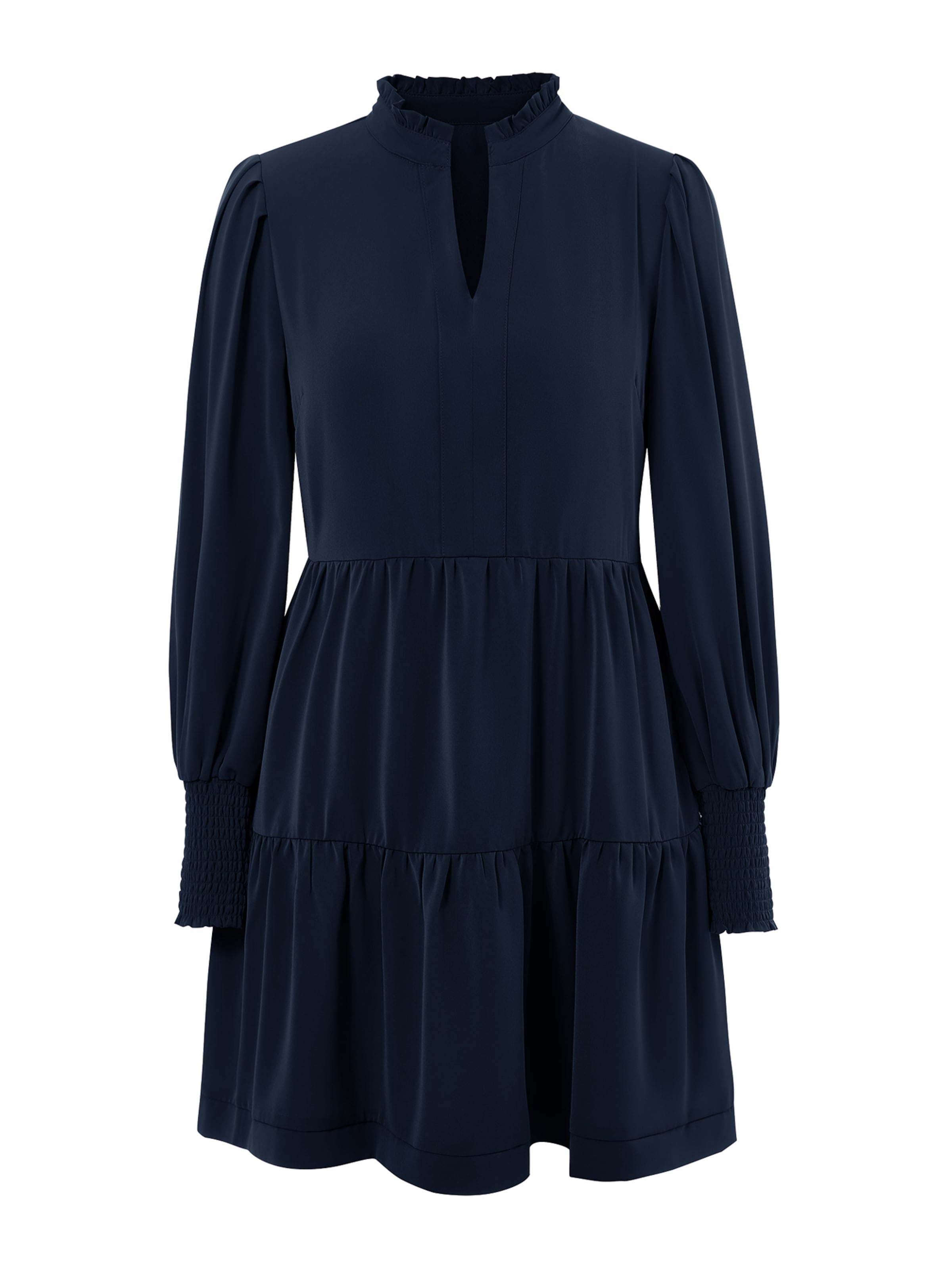 Imily Bela Obleka | modra barva: sprednja stran