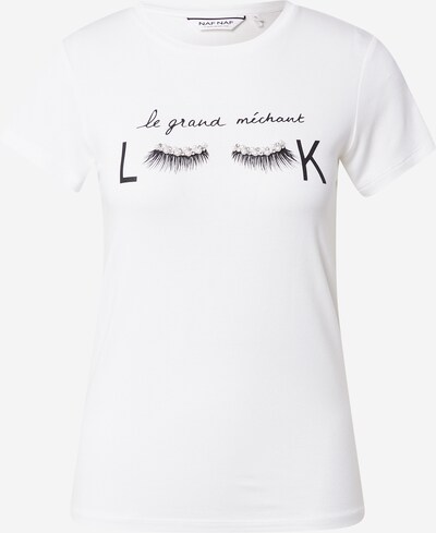NAF NAF Shirt 'OGRAND' in Black / White, Item view
