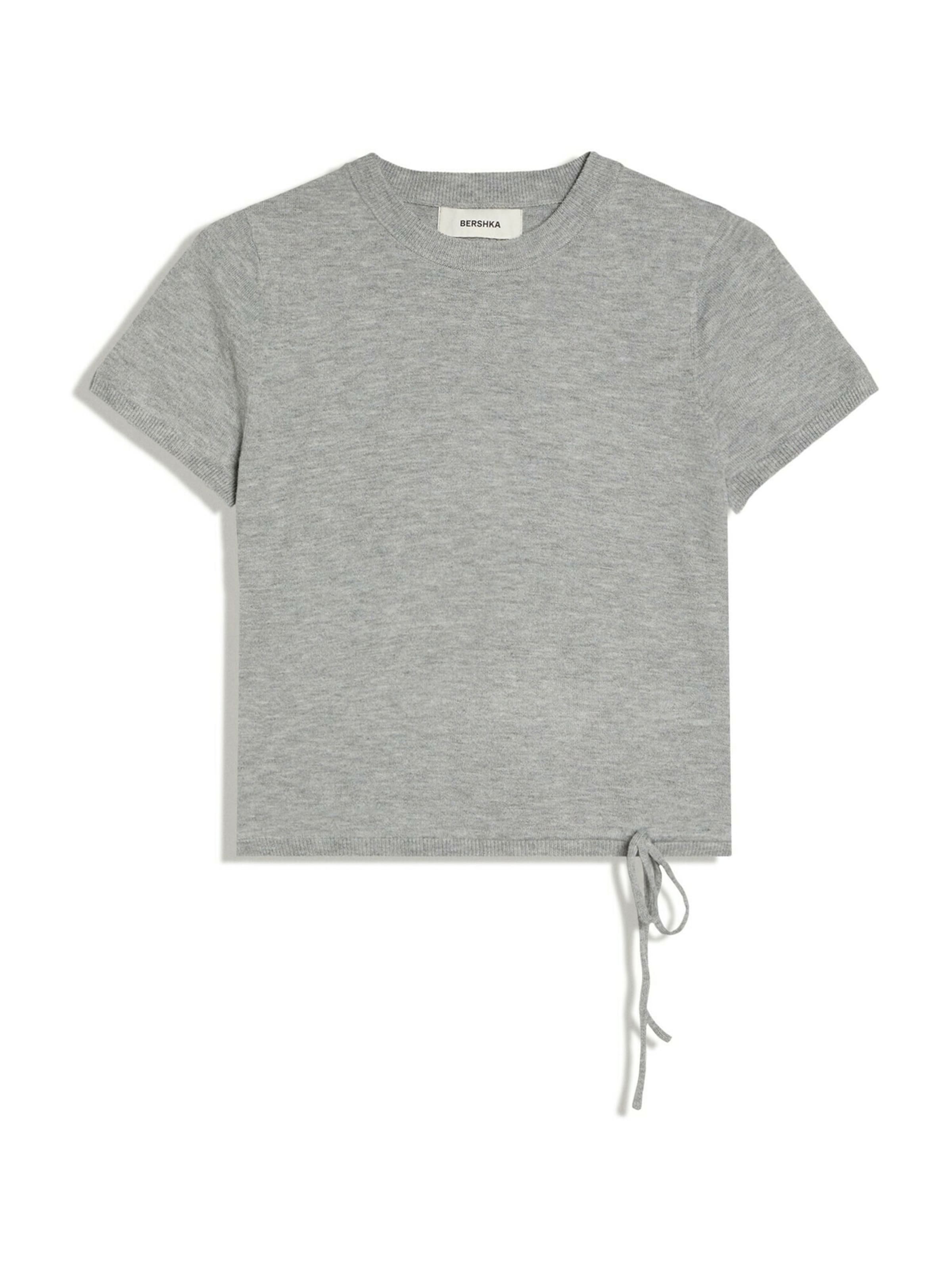 Bershka Pulover | siva barva: sprednja stran