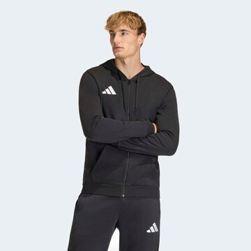 ADIDAS PERFORMANCE Athletic Sweatshirt in Black: front