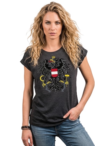 MAKAYA Shirt 'AT-Adler' in Grey: front