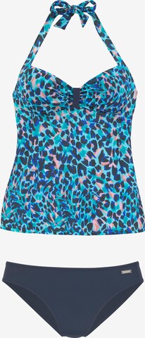 T-shirt Bikini di LASCANA in blu: frontale