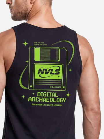 Neverless Shirt 'Digital Archaeology' in Black