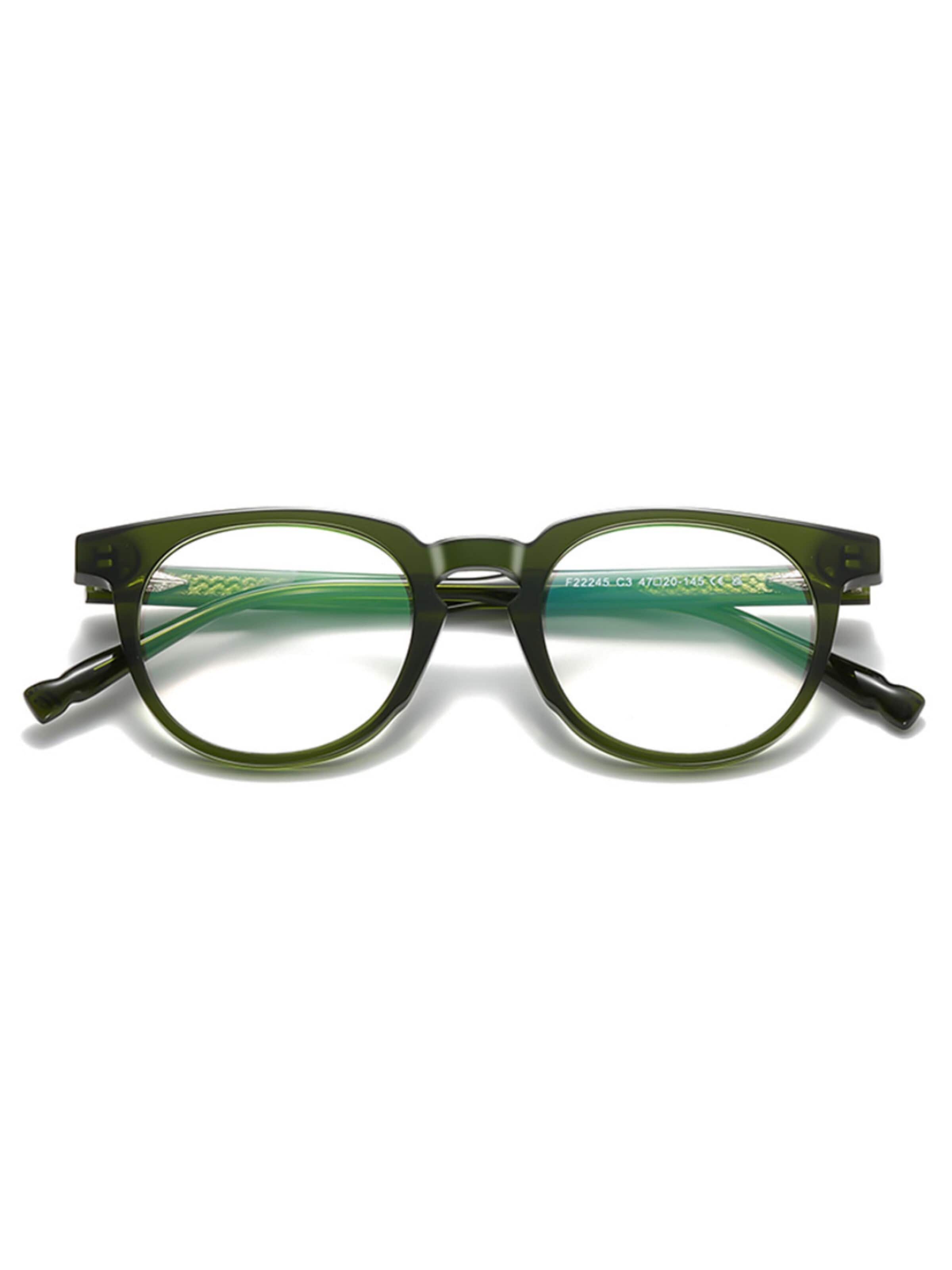 VEYREY Glasses 'Scewate' in Green: front