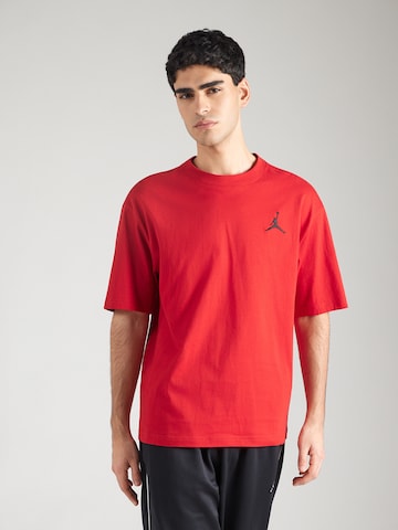 T-Shirt Jordan en rouge : devant
