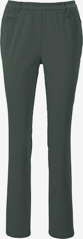 Regular Pantalon 'Louisa' Goldner en vert : devant