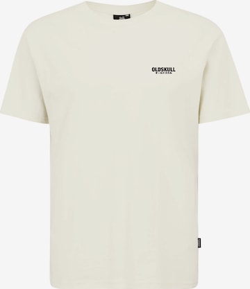 Oldskull Shirt 'Basic Osk' in White: front