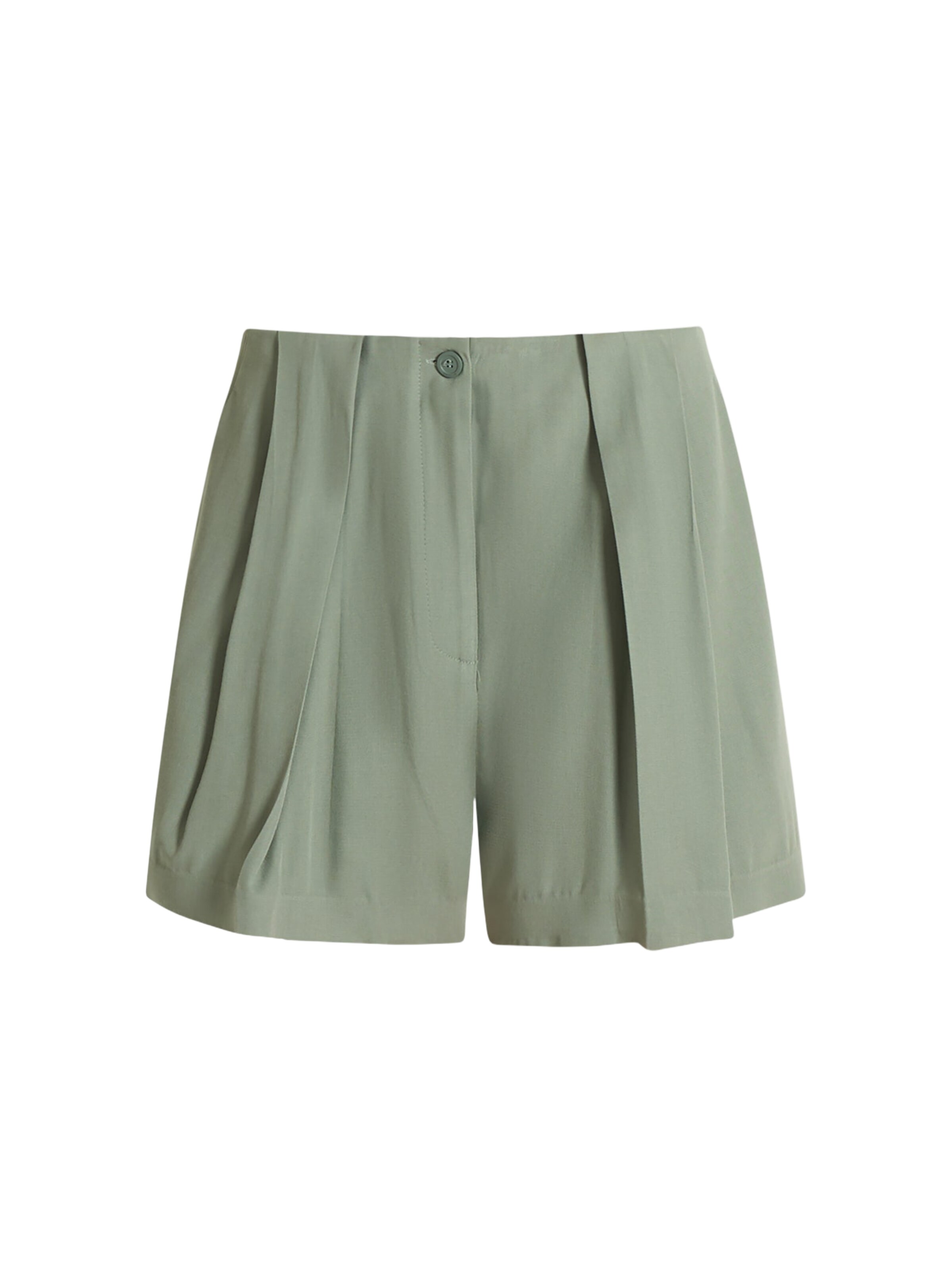 Semicouture Regular Pants in Green: front