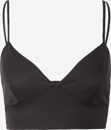 Top 'Mel' di Gina Tricot in nero: frontale