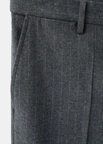 MANGO MAN Slim fit Pants 'Brest' in Grey
