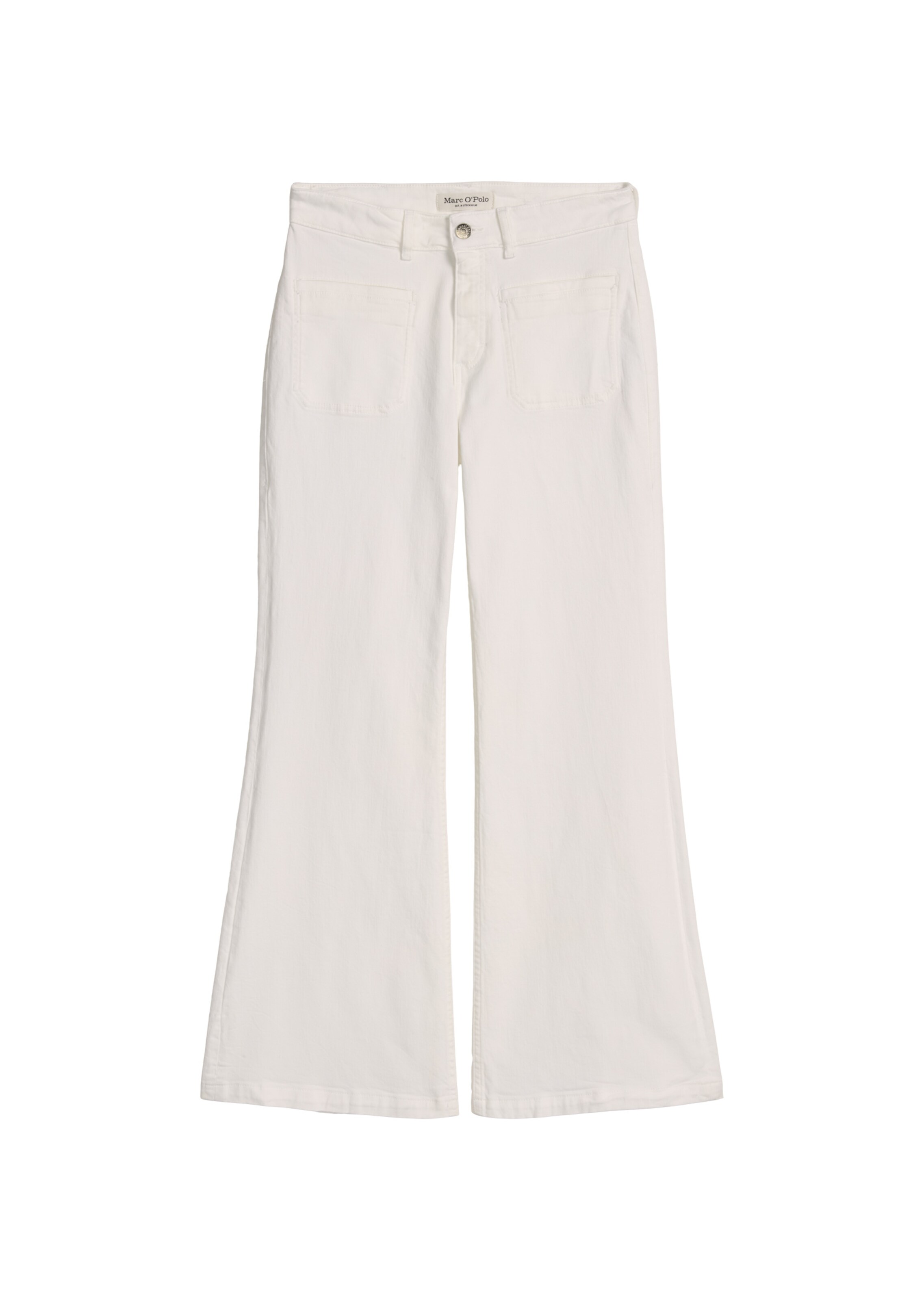 Marc O'Polo Flared Jeans in Weiß: Vorderseite