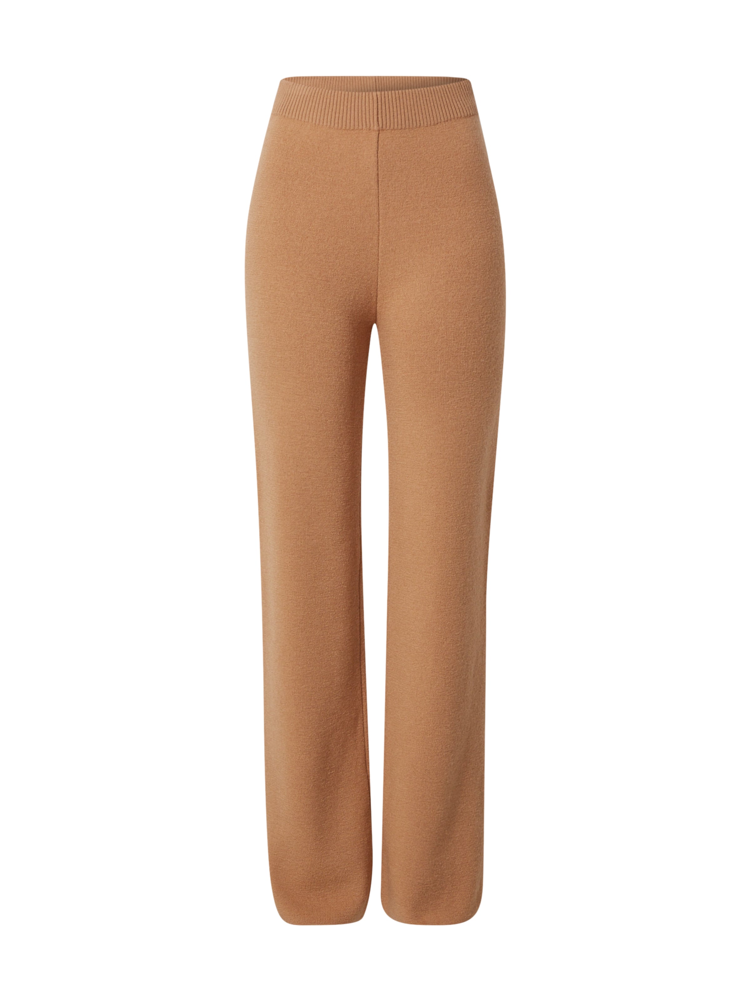 A LOT LESS Loose fit Pants 'Charlie' in Brown: front