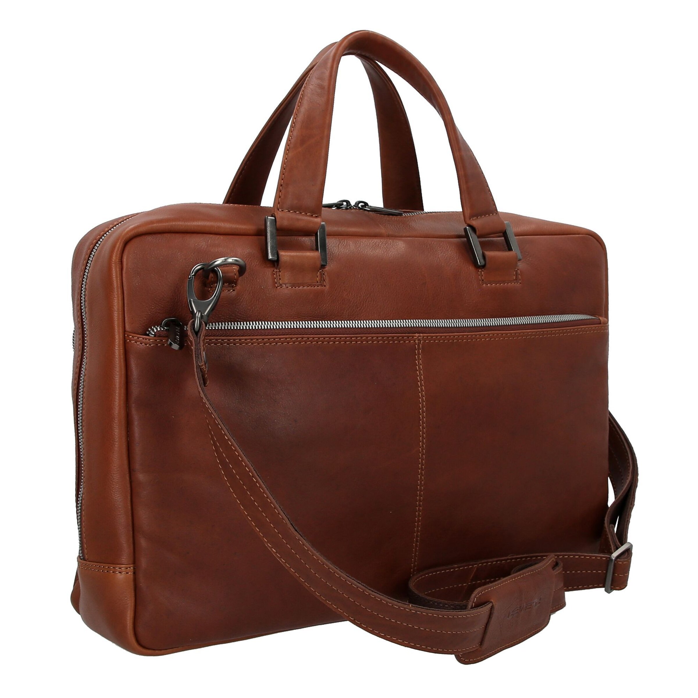Plevier Document bag 'Vintage Bill' in Brown