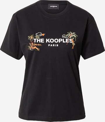 The Kooples T-Shirt in Schwarz: predná strana