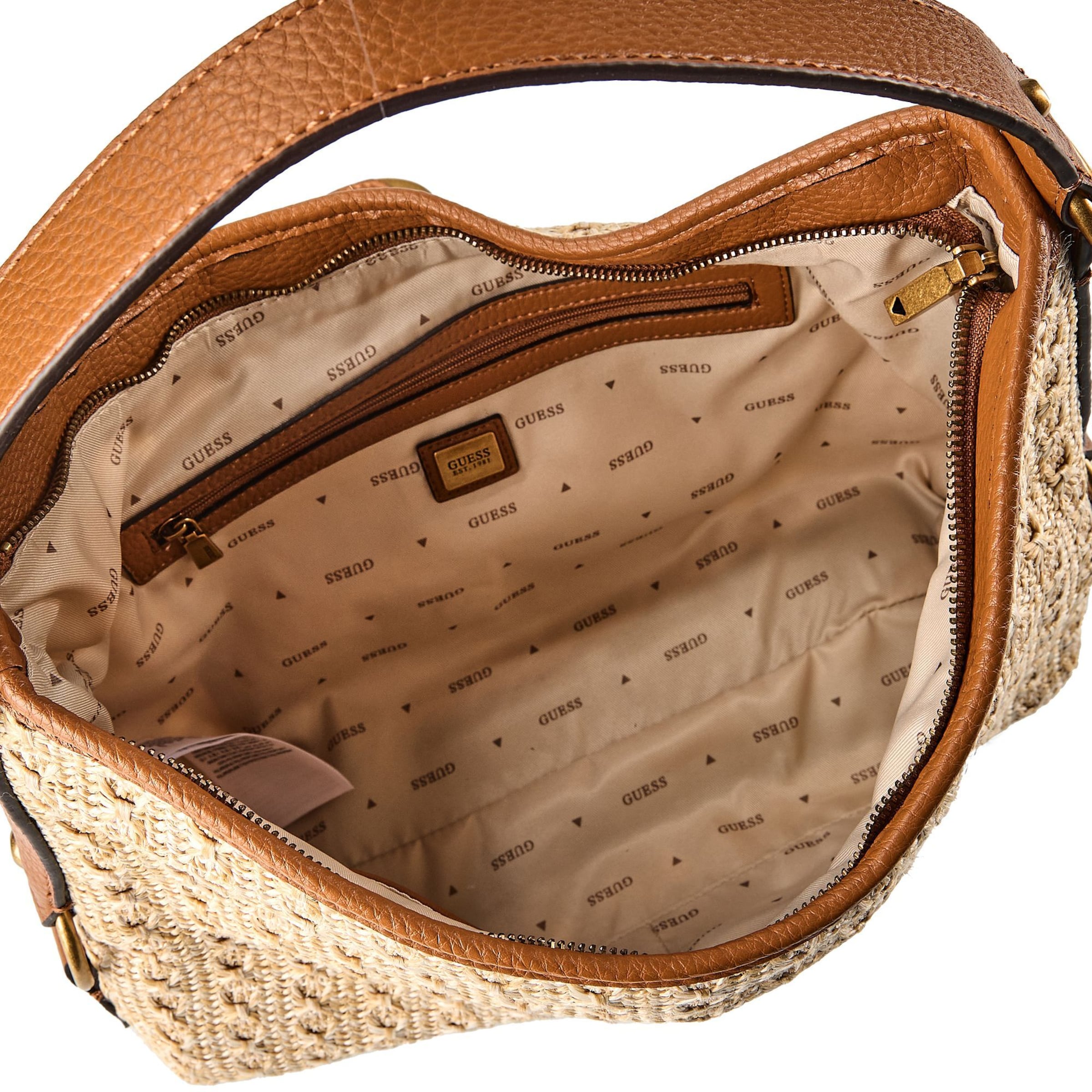 GUESS Shoulder bag 'Camden' in Brown