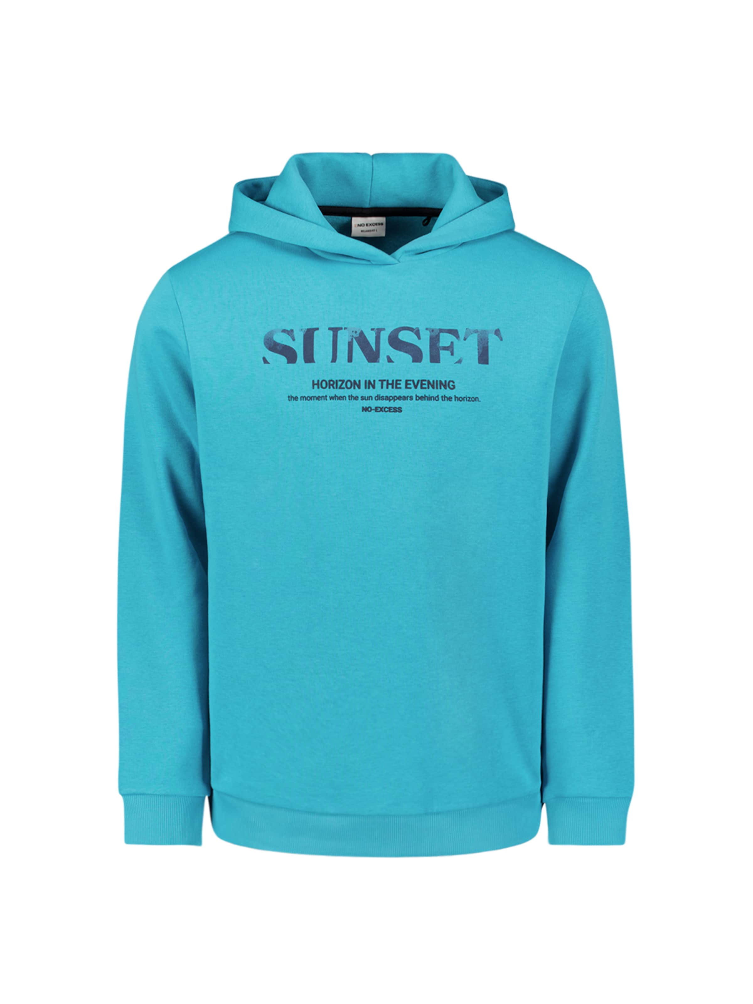 No Excess Sweatshirt in Blauw: voorkant