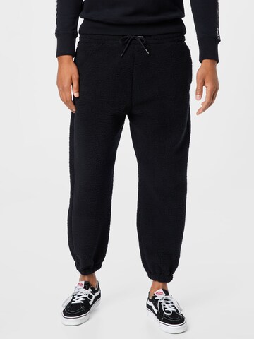 Effilé Pantalon 'APAC' HOLLISTER en noir : devant