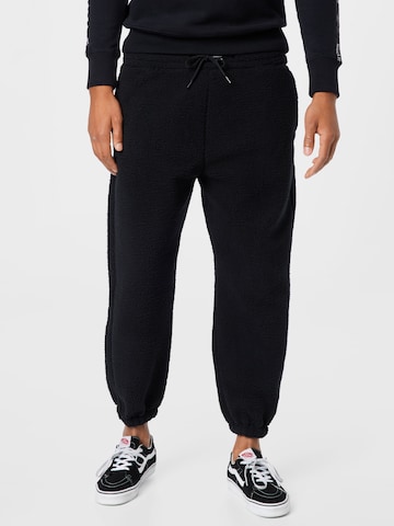 Effilé Pantalon 'APAC' HOLLISTER en noir : devant