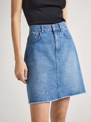 Pepe Jeans Rok in Blauw: voorkant