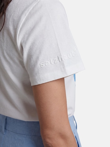 salzhaut Shirt 'Ankieken' in Weiß