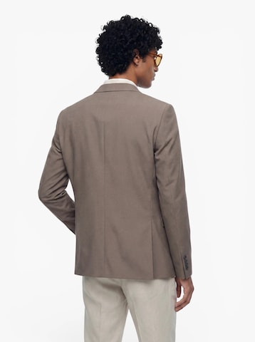 JACK & JONES - Corte superestrecho Chaqueta saco 'JPRFRANCO' en marrón