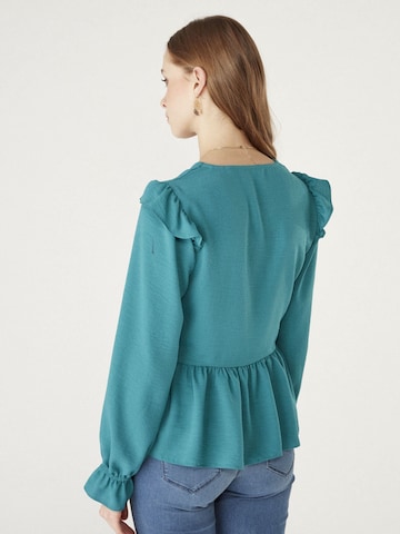 NAF NAF Blouse 'Homar' in Blauw