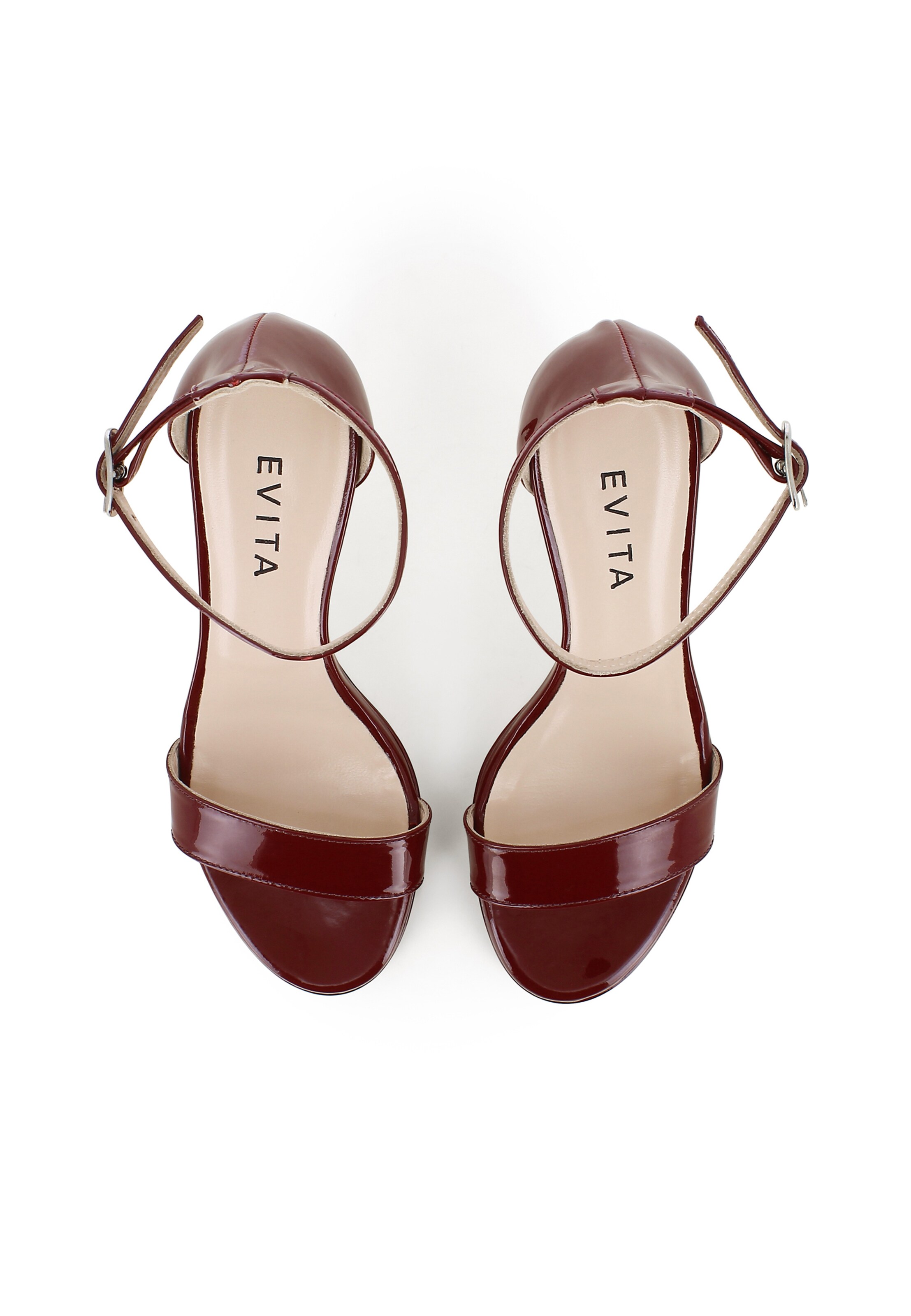 EVITA Strap sandal 'CANDIDA' in Red