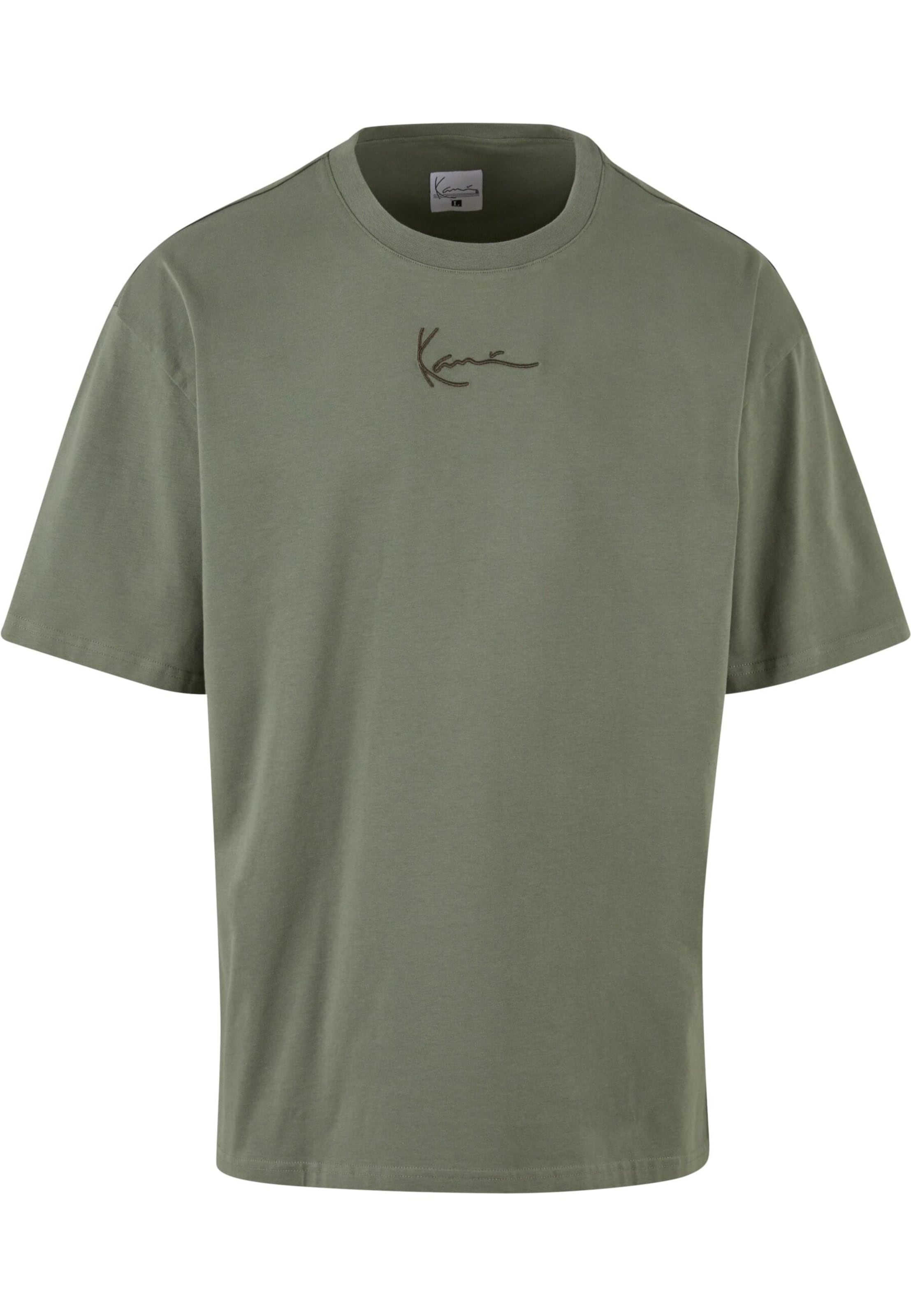 Tricou 'Small Signature' de la Karl Kani pe verde: față